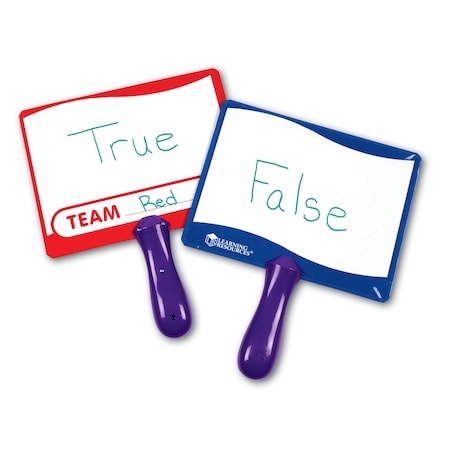 Learning Resources Write-on/Wipe-off Answer Boards, PK10 0647